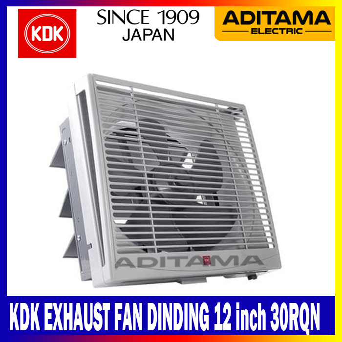KDK WALL EXHAUST FAN 12"inch 30RQN/ KIPAS EXHAUST TEMBOK DINDING KDK 30 RQN