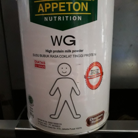 Appeton Weight Gain Susu Gemuk Rasa Cokelat 900gr Dewasa/Adults Penambah Berat Badan Image2