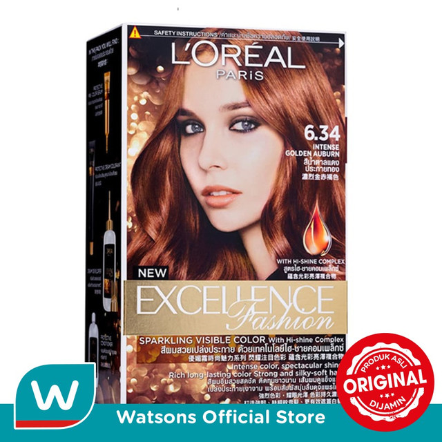 LOreal Excellence Fashion 6.34 Intense Golden Auburn - Hair Color