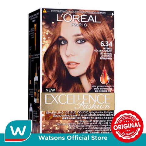 LOreal Excellence Fashion 6.34 Intense Golden Auburn - Hair Color