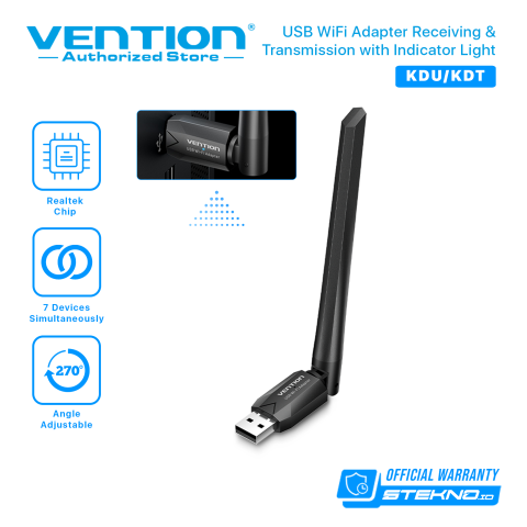 Vention Wireless USB Adapter Dongle WiFi Dual Band Antena