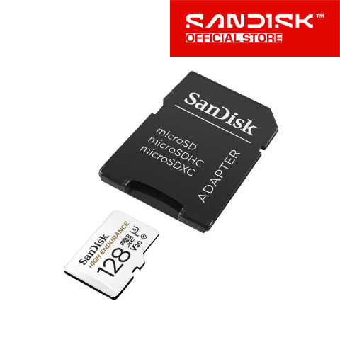 SANDISK High Endurance microSDXC 128GB 100MB/s for CCTV IP Cam Image2