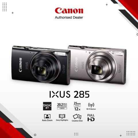 Canon Camera Pocket IXUS 285 HS A - Silver Image2