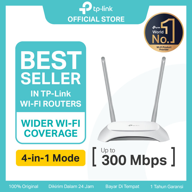 TP-Link TL-WR840N | BEST SELLER | 300Mbps WiFi N Router I IPv6 IPTV | Router | Access Point | Extender | WPA3