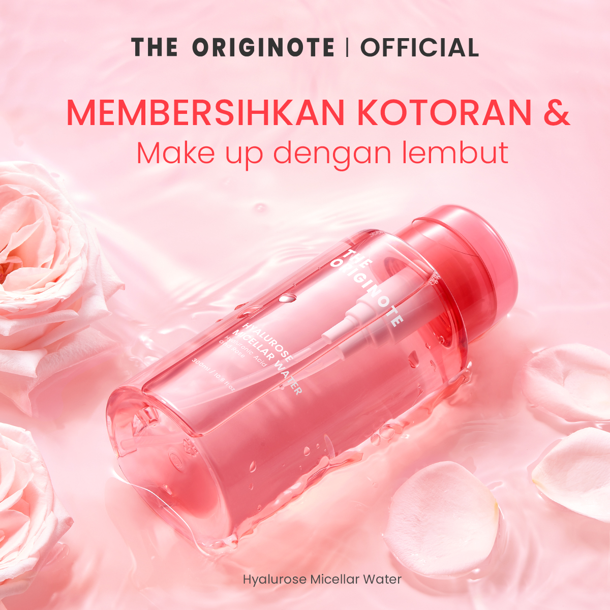 The Originote Hyalurose Micellar Water -Cleansing Micellar Water Membersihkan Make Up cooling acid cleansing oil Remover Pembersihan facial Make Up Melembapkan Wajah Cleanser Pembersihan Mengencangkan