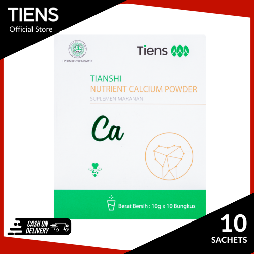 Tiens Kalsium Nutrient Calcium Powder - Kalsium untuk Tulang Patah Retak Osteoporosis Peninggi Badan