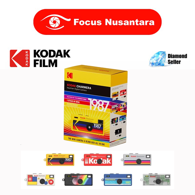 KODAK CHARMERA Mini Camera Keychain Digital Camera Blind Box Kodak Mini Kamera KeyChain ORIGINAL