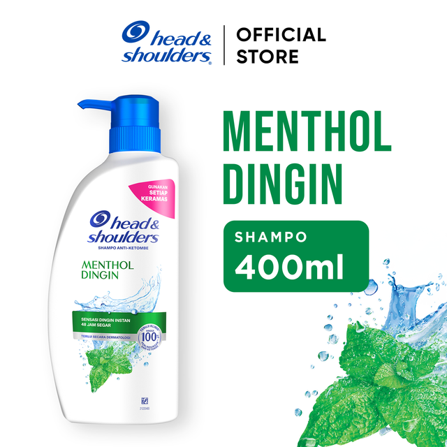 Head and Shoulders Shampoo Anti-Dandruff Cool Menthol 400ml