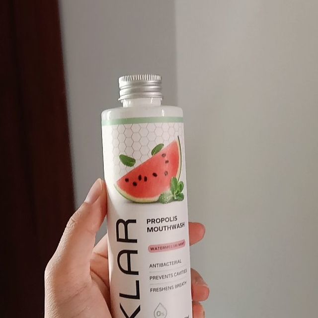 KLAR Mouthwash Propolis - Obat Kumur Antiseptik 200ml | Mencegah Gigi Berlubang & Menyegarkan Nafas | Alcohol Free