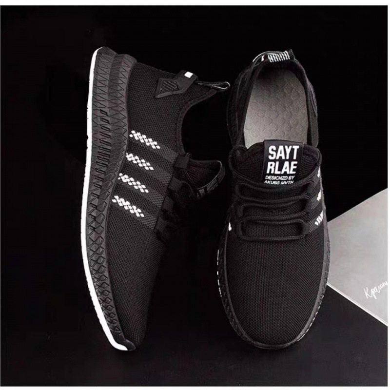 Sepatu Sneakers Running Sport  Pria Kasual Jalan Santai