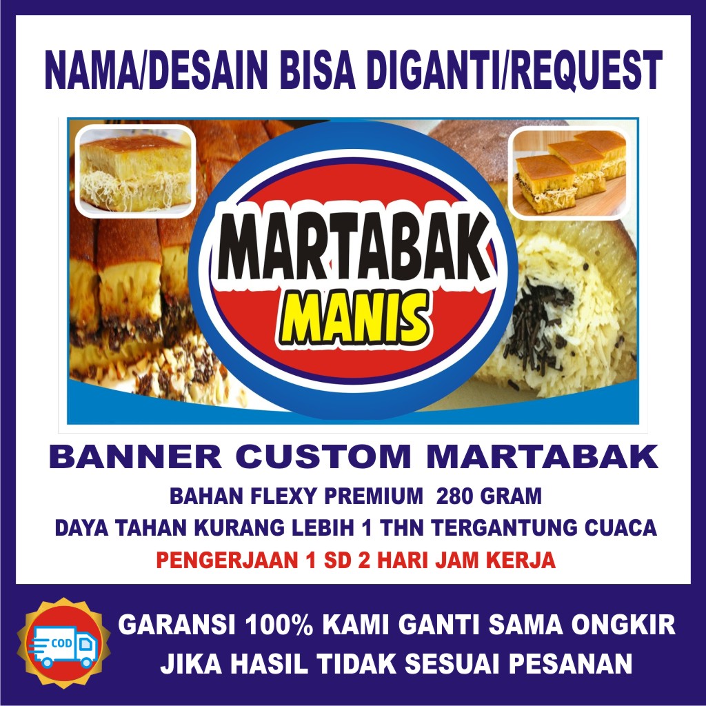 Banner martabak mini banner / martabak telur mini / banner martabak manis / spanduk martabak bangka / contoh banner martabak / spanduk martabak mini / bener martabak /  banner martabak telor