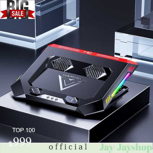 MC Gaming Cooling Pad Laptop Turbocharged Radiator LED Light 2Fan X500