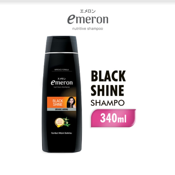 EMERON SHAMPOO BLACK&SHINE BTL 340ML