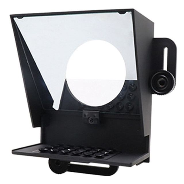 AMBITFUL Mini Teleprompter Portable Inscriber Autocue with Remote - TLM1 - Black