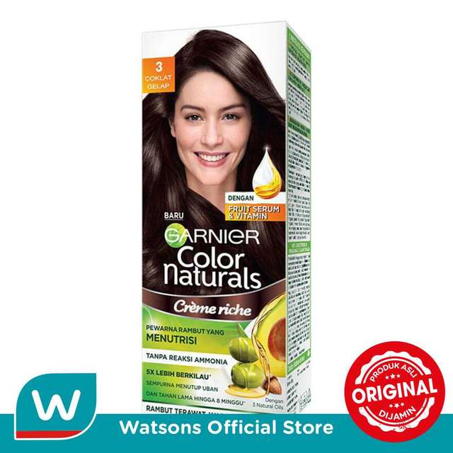 Garnier Hair Color Natural Dark Brown 3