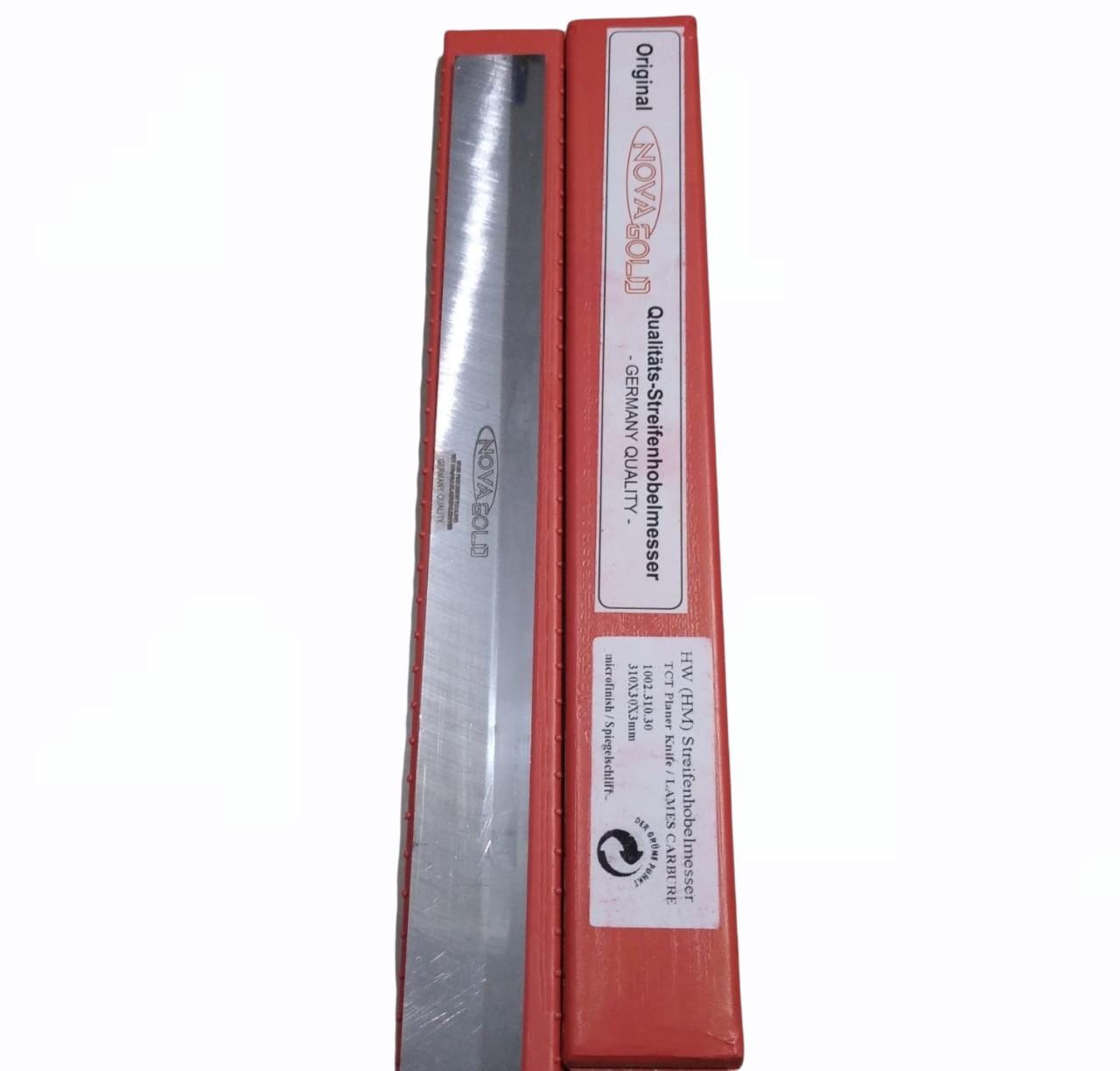 pisau serut kayu / pisau planer / pisau ketam planer TCT merk Nova Gold ukuran 310 x 30 x 3mm