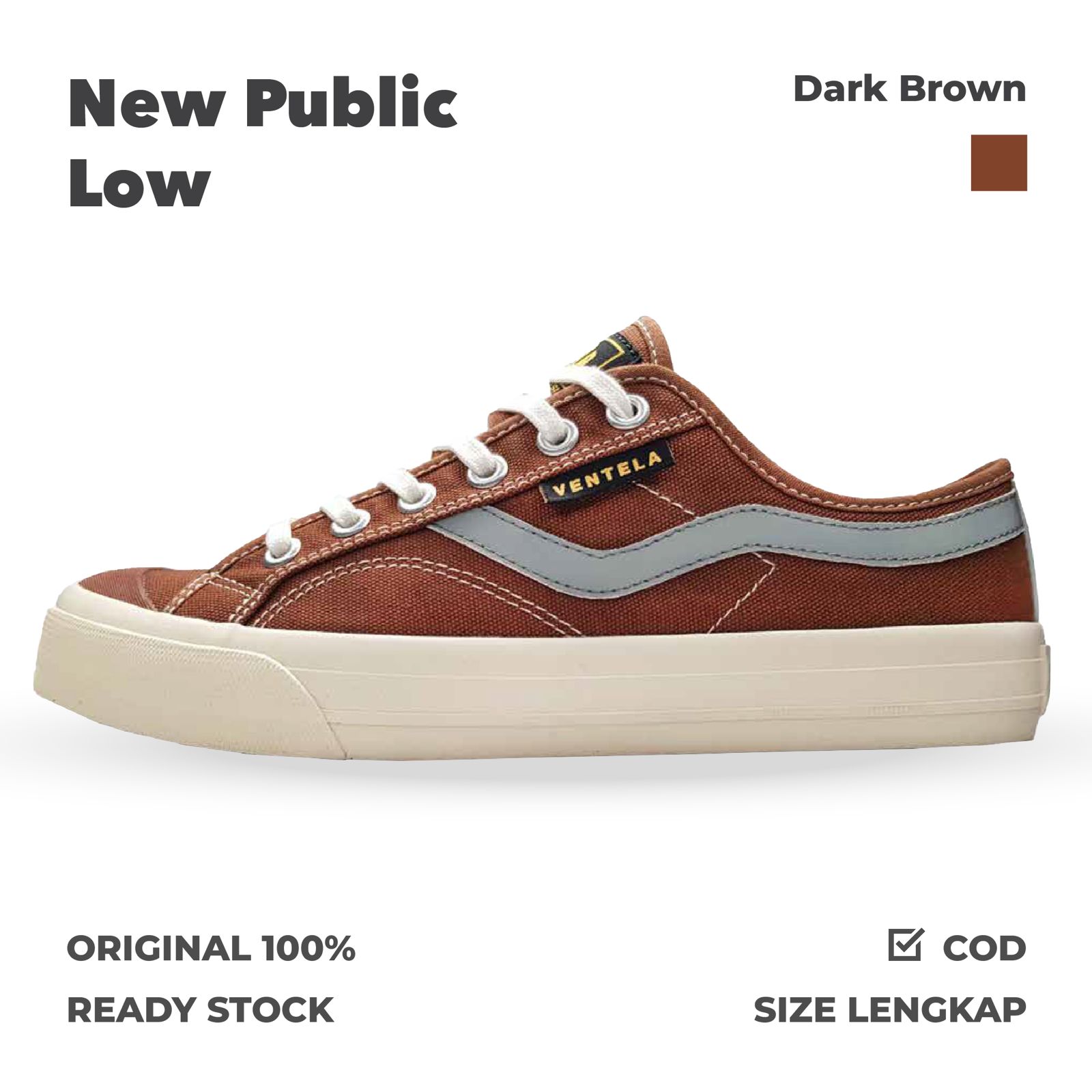 New Public Low Dark Brown