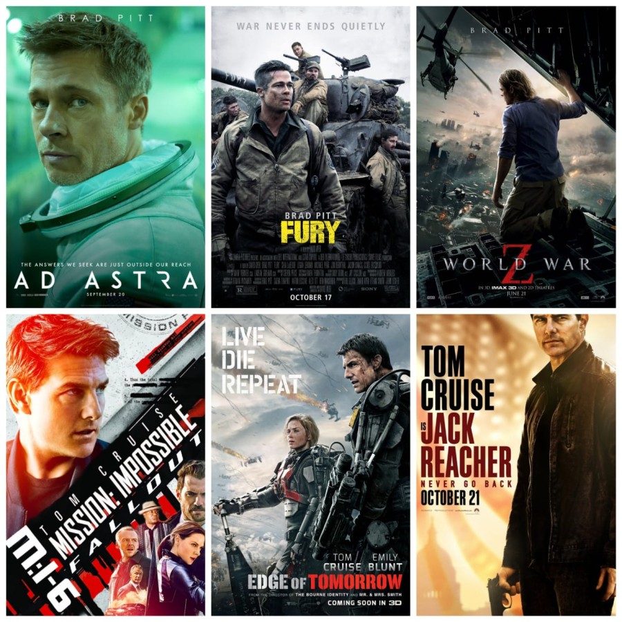 Usb Sandisk 64Gb isi Film Koleksi Brad Pitt & Tom Cruise Bonus Otg