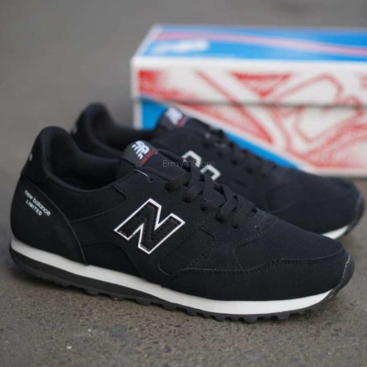 PROMO SPESIAL!!! - Sepatu NB Revlite Limited 574 Premium - Sepatu Running Pria Sport - Sneakers Kets Murah