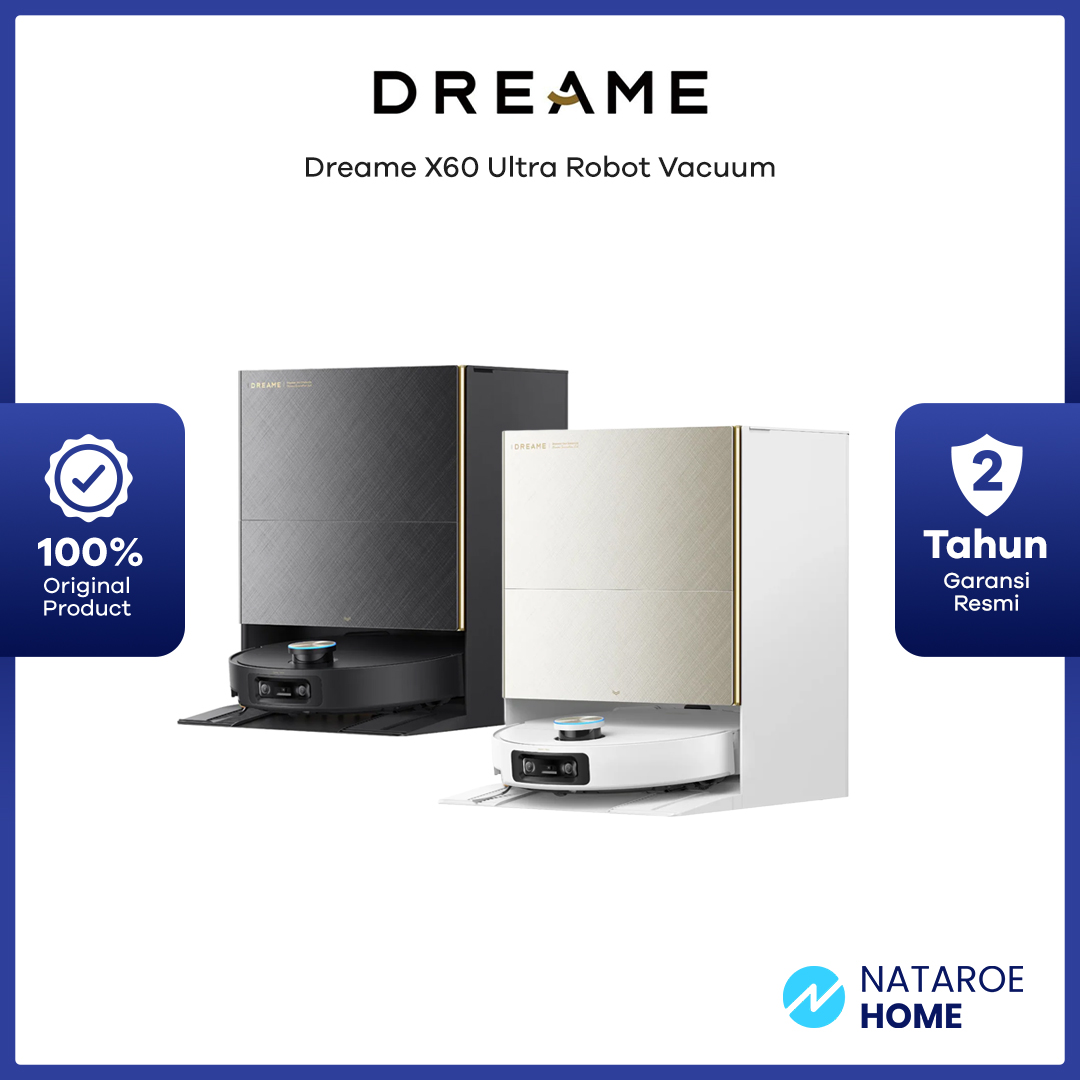 Dreame X60 Ultra Robot Vacuum | 7.95cm Ultra-Thin Flagship | 36,000Pa Vormax | FlexiAdapt 8.8cm Climbing | AI OmniSight Navigation | 100°C Self-Cleaning Station - Black