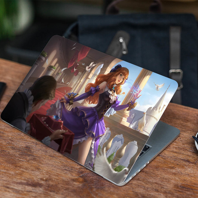 stiker laptop sticker notebook karakter Garskin skin laptop guinnevere mobile legends produk digime