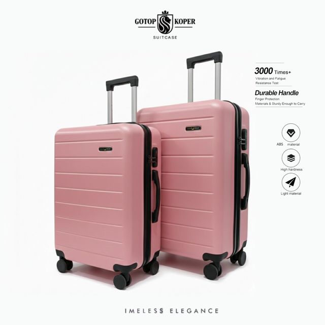 Koper 20-24inci Koper Polo vienna Koper bagasi Kabin Koper fiber Koper Murah Bisa Bayar Di Tempat bisa COD FREE packing kardus