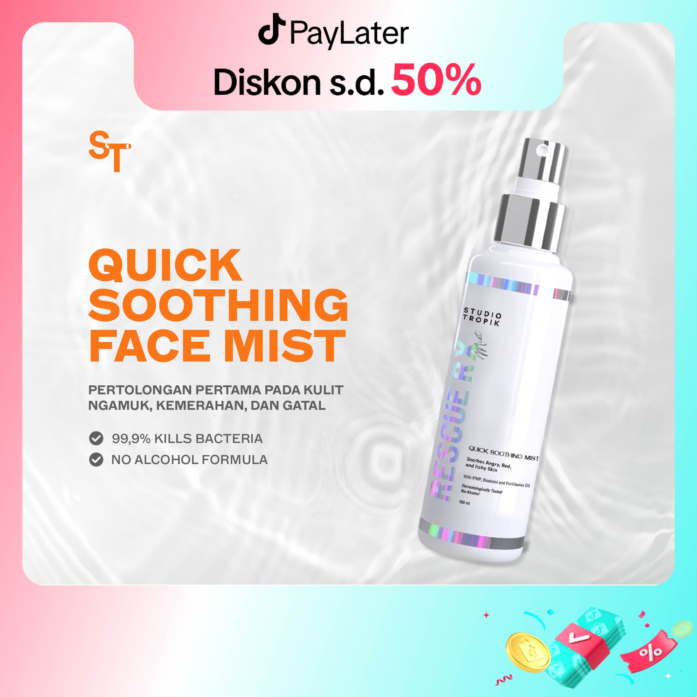 Studio Tropik Rescue RX - Antibacterial Face Mist