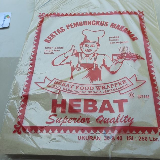 Kertas Nasi Pembungkus Makanan 10 Lembar