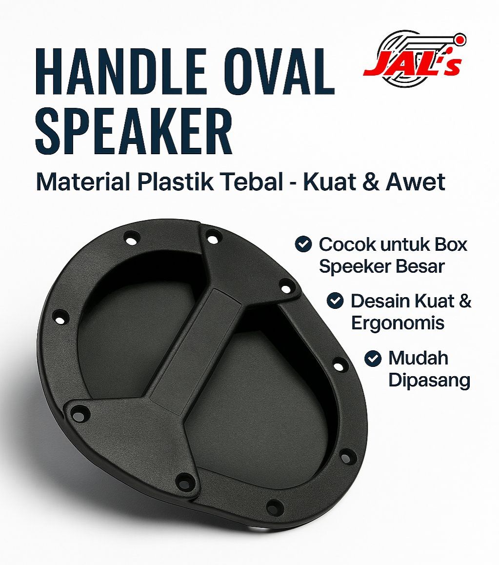 Handle Box Speaker Oval – Pegangan Speaker Plastik Kuat & Nyaman (2PCS)