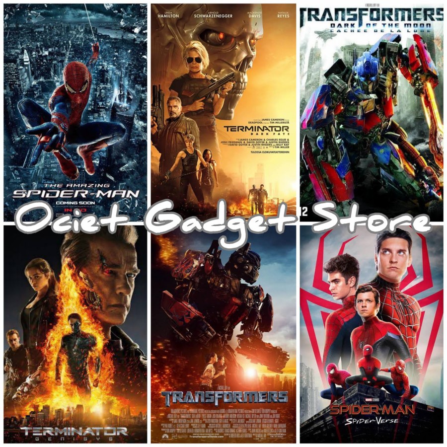 Flashdisk 32gb FlLM TransformerSpiderman & Terminator Bonus 2 Otg