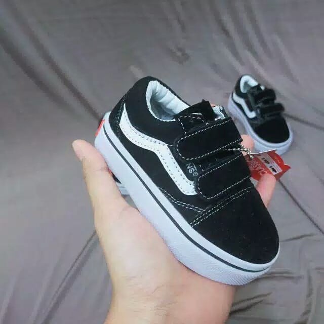 Sepatu anak vans677 oldskool pria kids shoes tanpa tali murah bayar di tempat