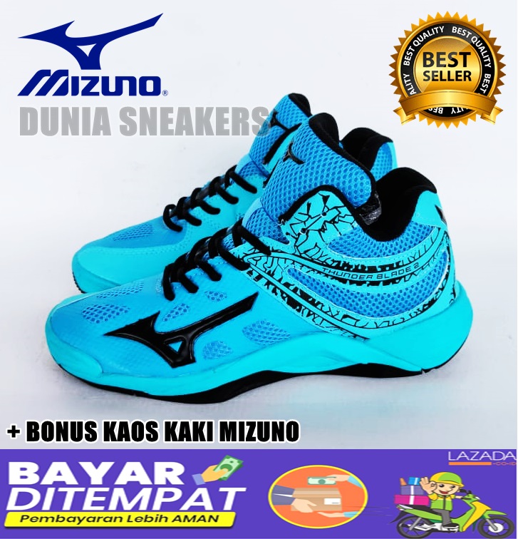 Sepatu Volly Mizuno Wave Thunderblade2 Murah/ Sepatu Mizuno Volly Ball / Sepatu Volly ball Mizuno /Sepatu Voli Mizuno/Sepatu Olahraga Pria / Sepatu Mizuno / Sepatu Voli / Sepatu Mizuno / Sepatu Mizuno