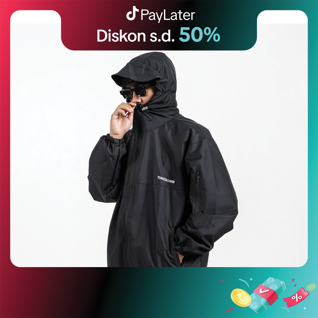 TIMEBOMB JACKET WATERPROOF | GORPCORE | WADING JACKET | JAKET ANORAK TYPE 6