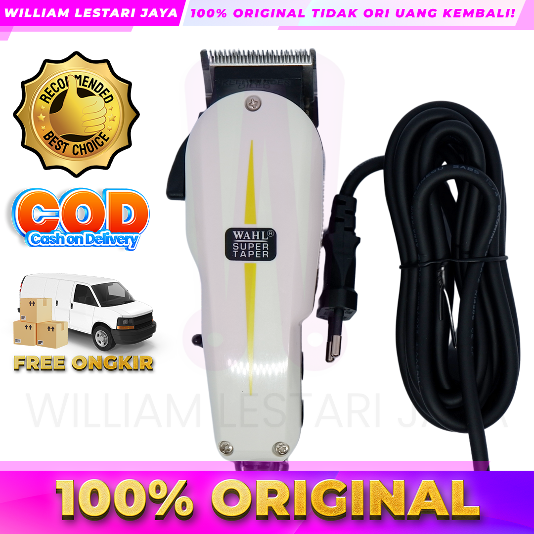 Clipper Alat Cukur Rambut WAHL Super Taper / Mesin Potong Rambut Listrik