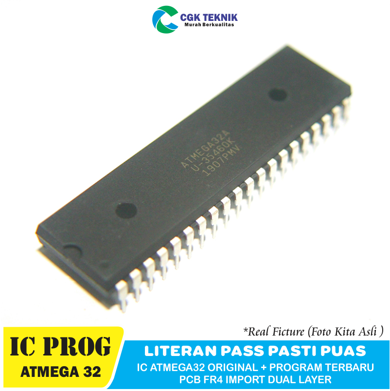 CGK TEKNIK - IC ATMEGA32 + PROGRAM PERTAMINI POM MINI  CGK V2.0 / V3.2