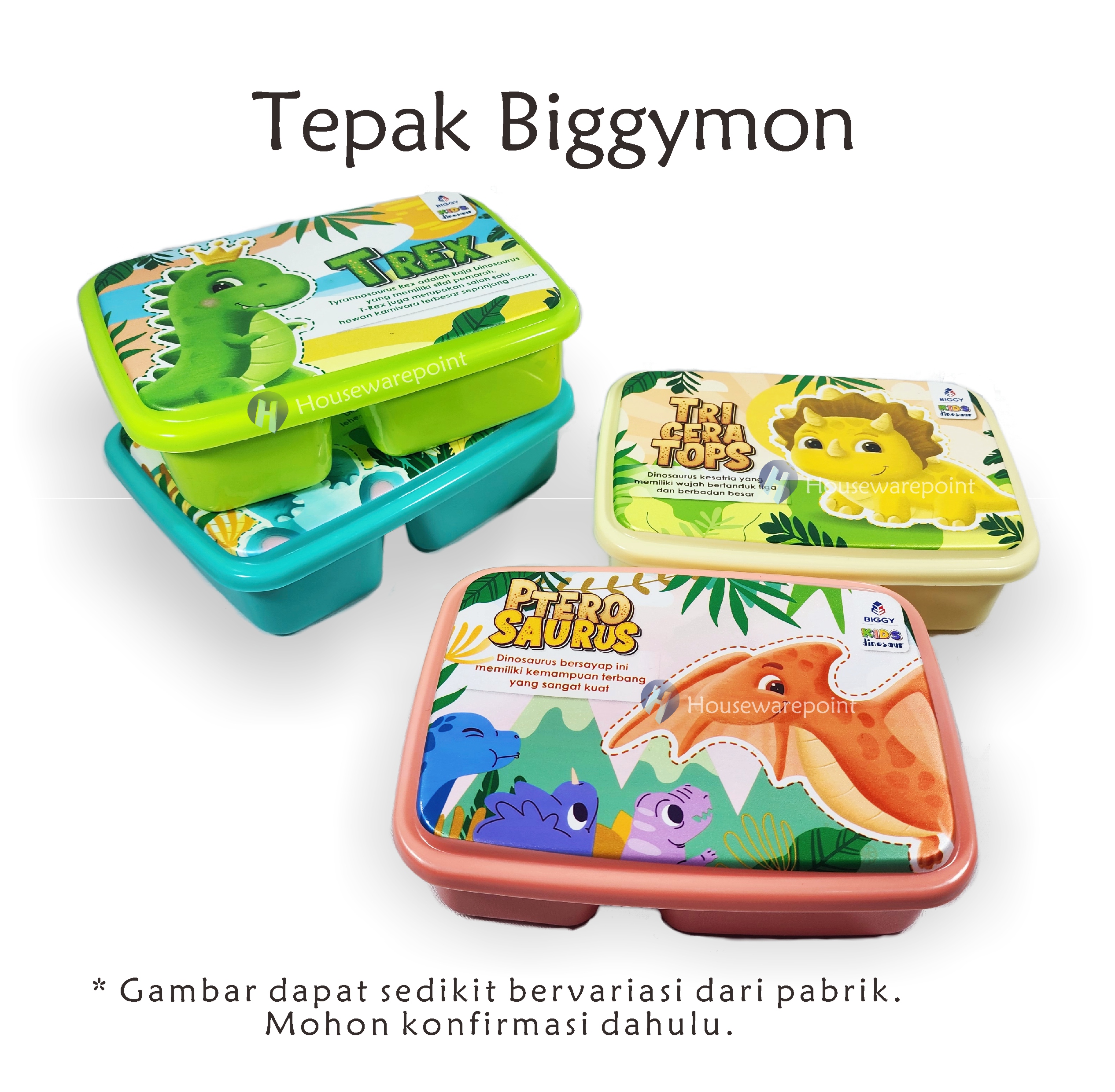 6 pcs Kotak makan plastik/ tepak makan anak/ tepak murah/souvenir anak/ souvenir ultah/ hampers anak