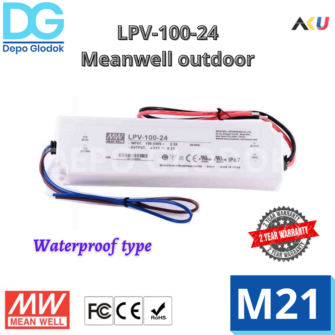 POWER SUPPLY MEANWELL LPV-100-24 - M21