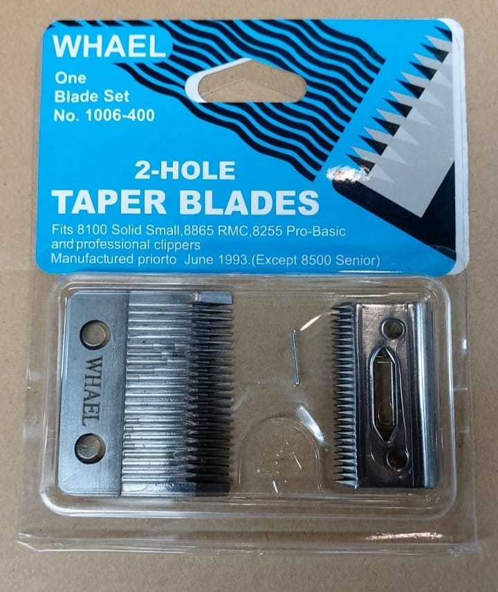Mata Pisau Cukur WHAEL 2-Hole Taper Blades 2 Lubang Stainless Steel Berkualitas Terbaik