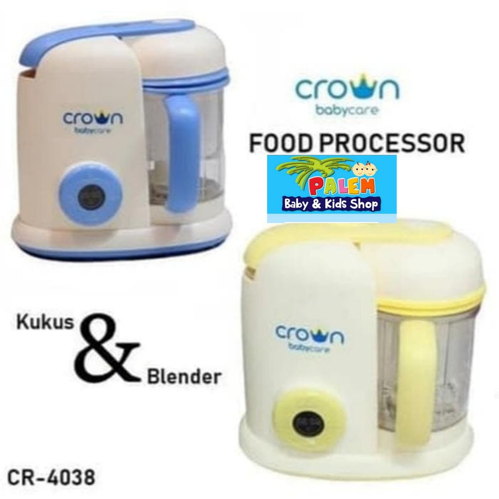 Crown blender kukus makanan bayi /  3 in 1 Healthy Food Processor CR4038