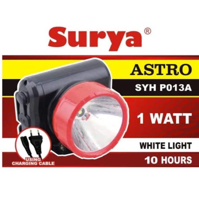 Senter Kepala Surya Astro SYH P013A (1 Watt)