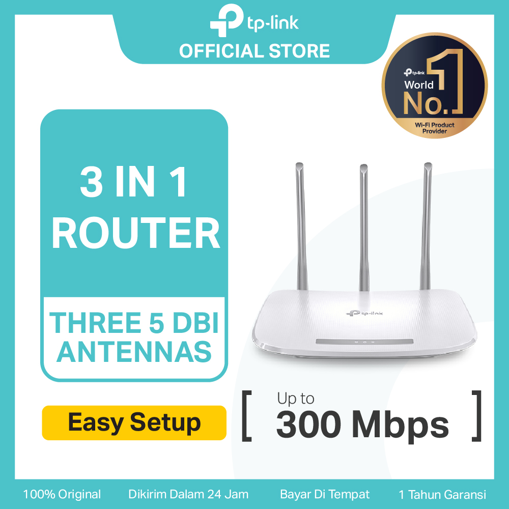 TP-Link TL-WR845N | 300Mbps WiFi Router | 4in-1 | Repeater Extender | IPTV | Access Point | WISP Device
