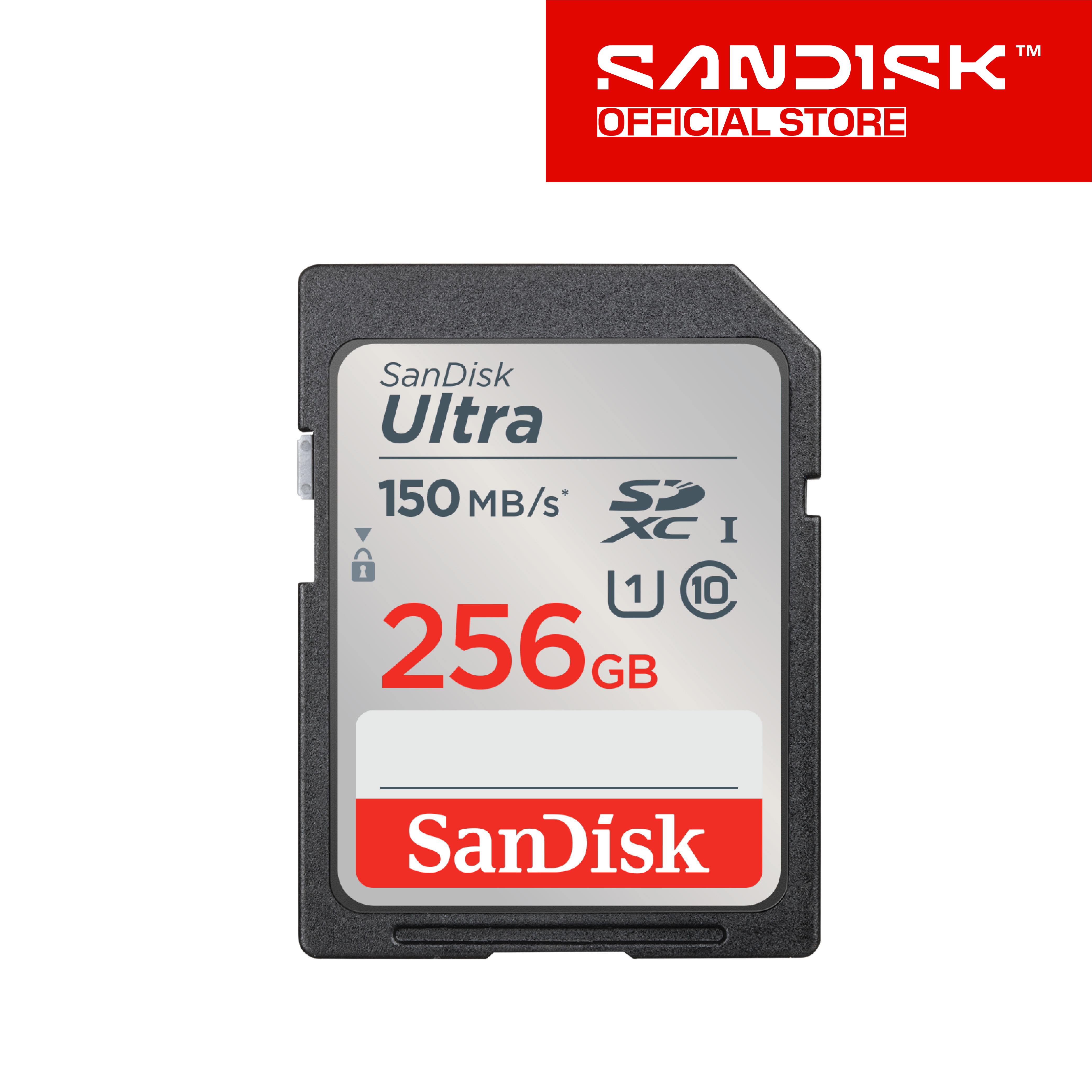 SANDISK Ultra SDXC Card 256GB 150MB/s Class 10 UHS-I