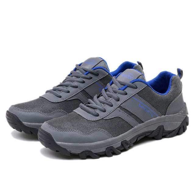 Leedoo Sepatu Gunung Pria Olahraga Sneakers Casual Cowok Hiking Outdoor Running Shoes MH207