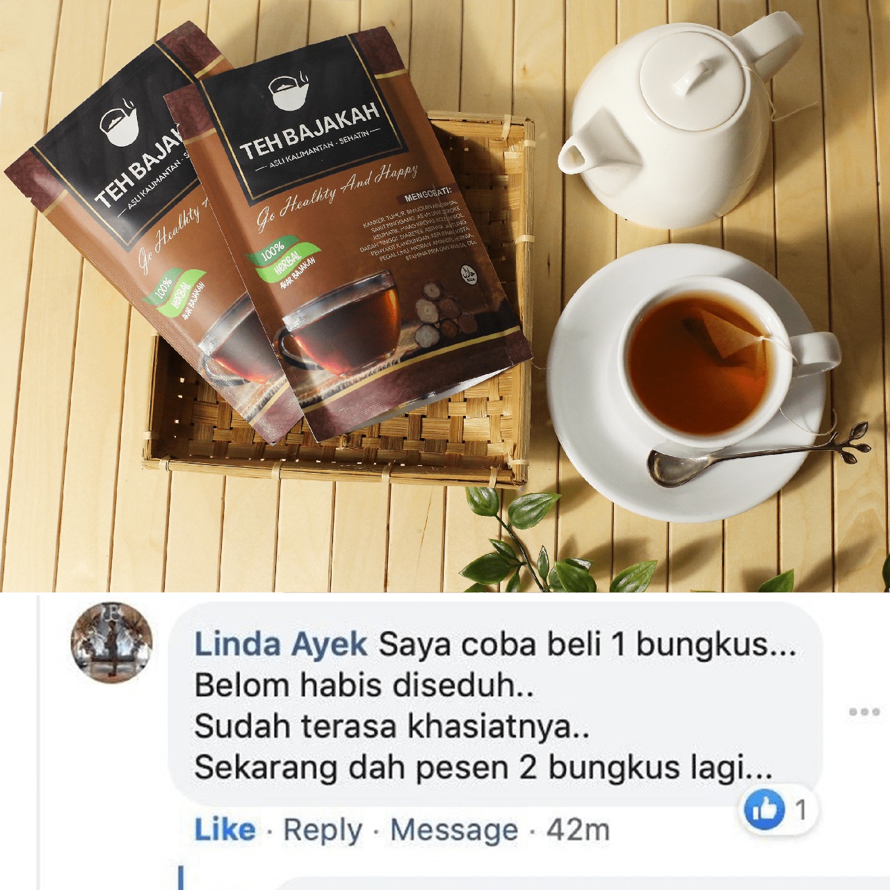 Teh Bajakah Asli Kalimantan Herbal Original