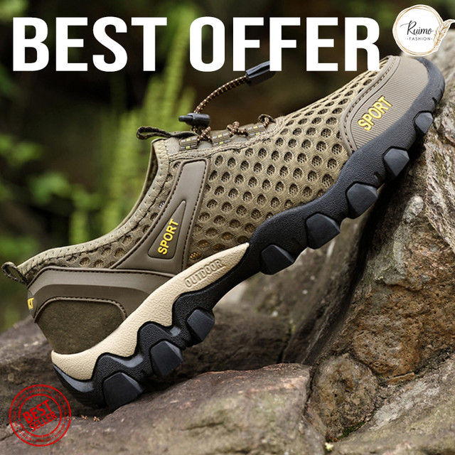Sepatu Gunung Hiking Fashion Pria Import Trending Cocok Untuk Hiking  - KJ-56