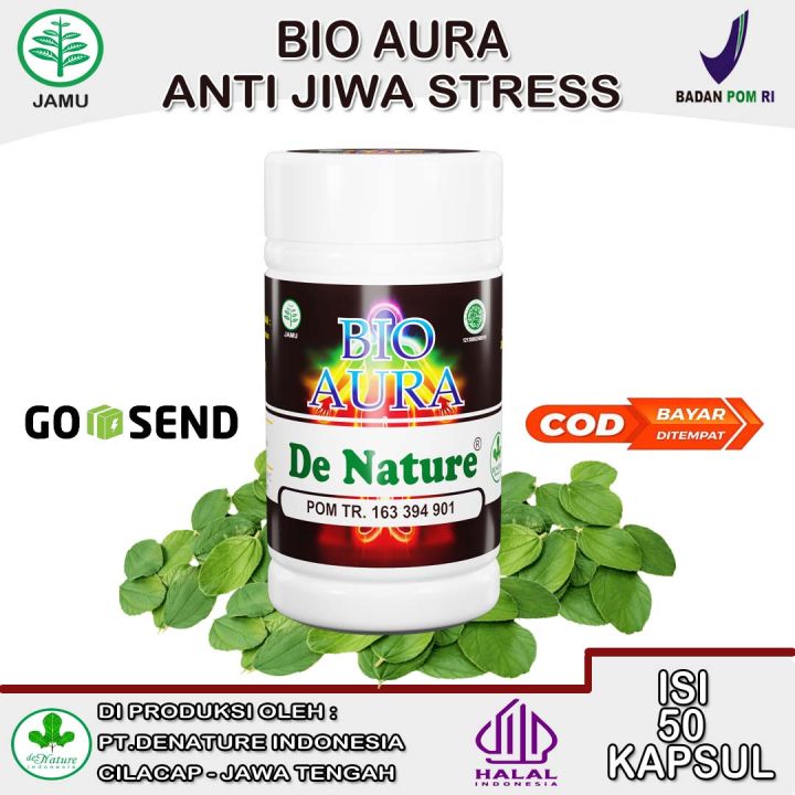 BIO AURA Obat Stress - Pikiran Sumpek - Kepanikan - Depresi Mental - Gangguan Jiwa - Gangguan Mental - Depresi Berat - Pikiran Stres