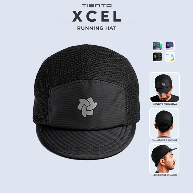 Tiento Topi Lari Quick Dry Running Cap Pria Wanita