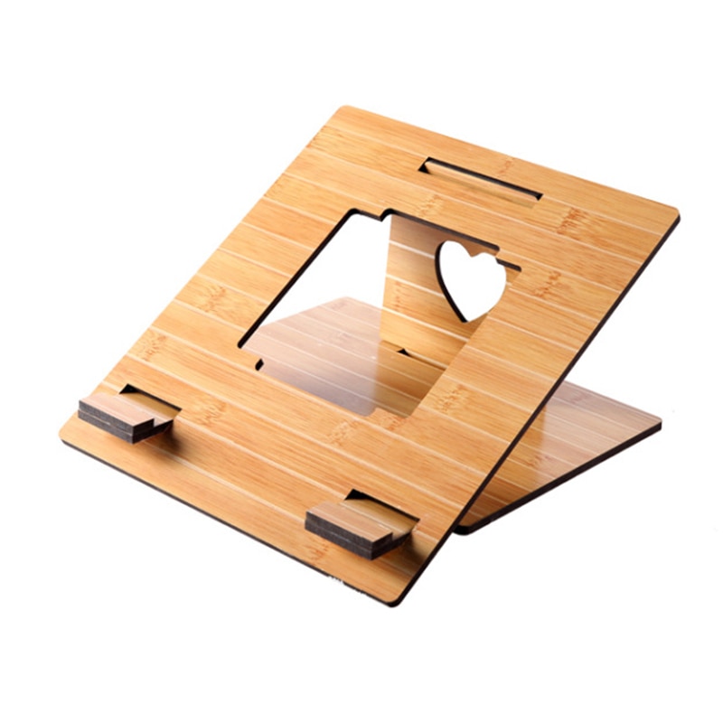 Fashion Wood Style Portable Laptop Stand Laptop di Meja Dudukan Laptop Alas Laptop Notebook Netbook NB Tablet iPad Macbook Penyangga Laptop Bekerja Belajar Di Rumah Kamar Kuliah Mahasiswa Kantor Prakt