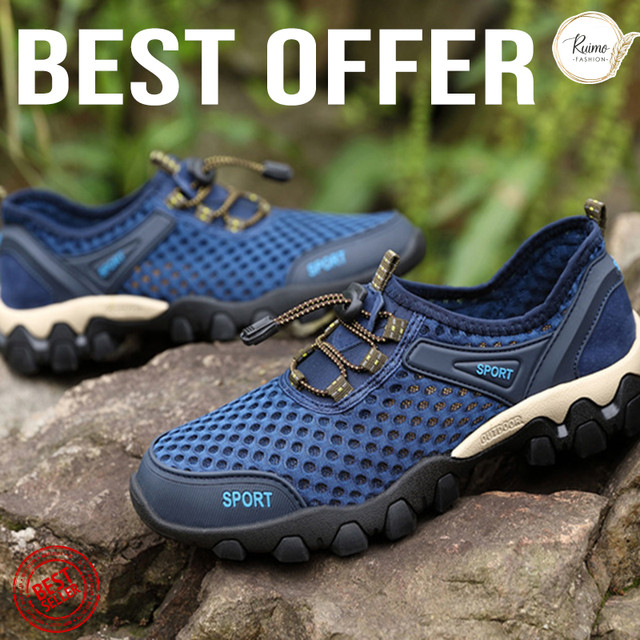 Sepatu Gunung Hiking Fashion Pria Import Trending Cocok Untuk Hiking  - KJ-56