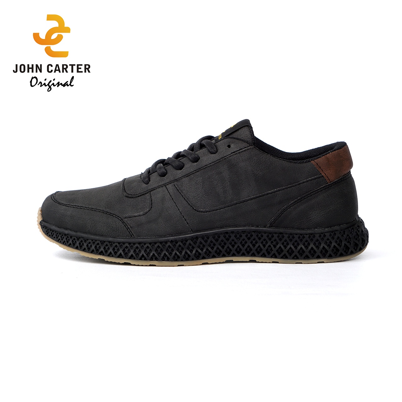 John Carter Neacal - Sepatu Casual Pria Kulit Imitasi - Sepatu Casual Pria Keren - Sepatu Casual Pria - Sepatu Pria Keren - Sepatu Kerja Kantor Pria - Sepatu Kerja Lapangan Pria - Sepatu Kerja Cowok -